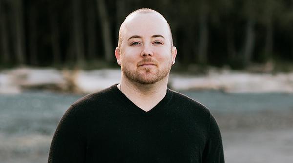 Tyson Whitney on the beach