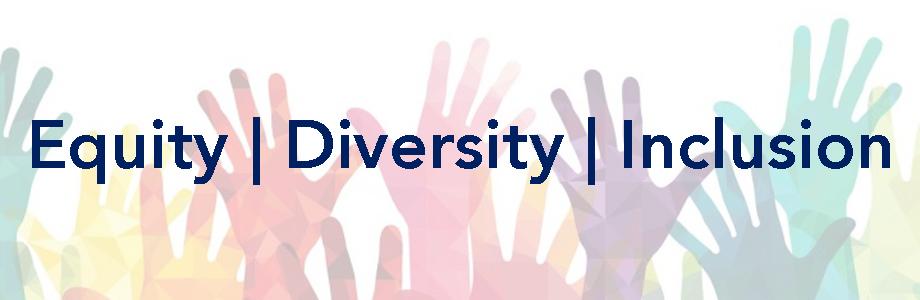 Equity Diversity Inclusion rainbow hands