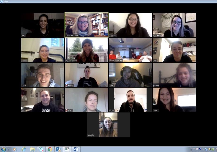 Inside-Out Graduation via Zoom