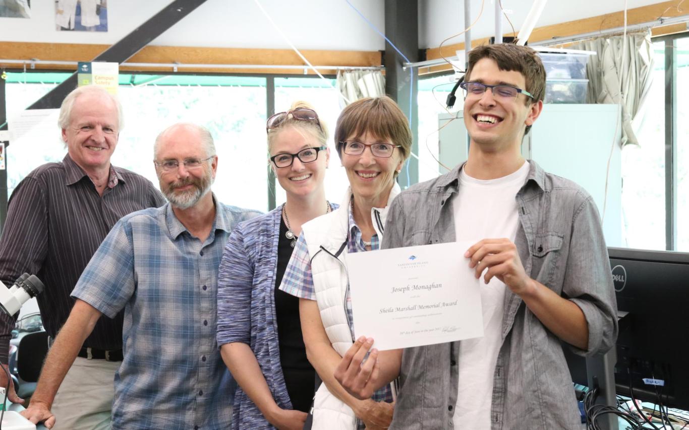 Group photo of Tom, Tim, Jenn, Julie and Joseph