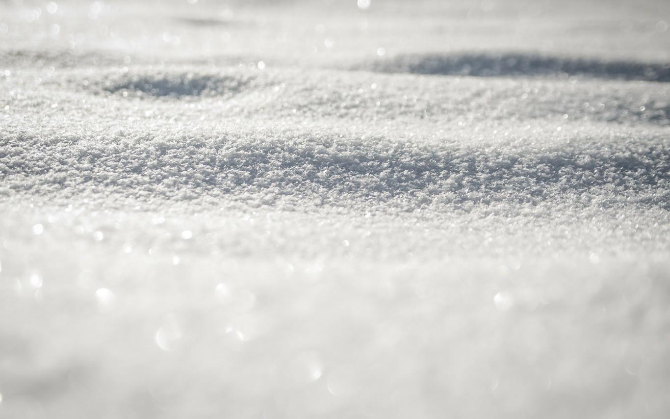 a close up image of snow.